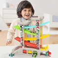 thumbnail image 1 of Rampa de juguete para niños de 1 a 3 años, pista de carreras con 3 coches, 1 of 5