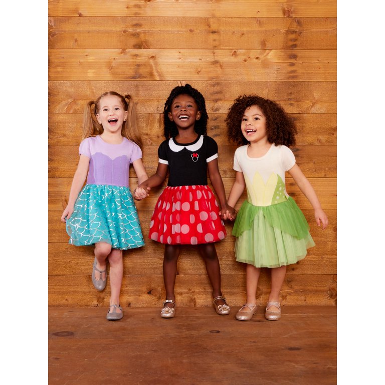 little mermaid dress walmart Disney Little Mermaid Ariel Two Piece Mermaid Deluxe Multicolored Fashion  Dress Inspired by the Movie