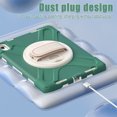 thumbnail image 5 of Allytechgroup Heavy Duty Tablet Case for Apple iPad A16 11th Generation 11" 2025 / iPad 10th Generation 10.9" 2022, Shockproof Case with Rotating Stand, Hand Strap, and Detachable Shoulder Strap, 5 of 11