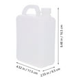 thumbnail image 2 of LITINKIMI Reusable Plastic Reagent Bottle White Liquid Storage for Laboratory Use 1Pcs, 2 of 8