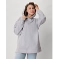 thumbnail image 6 of Hanes EcoSmart Women's Fleece Hoodie Light Steel 2XL, 6 of 7