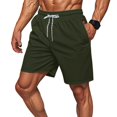 thumbnail image 6 of OHGOD Cargo Shorts Black - Black Shorts for Men - Shorts Men Black - Men's American Casual Beach Sports 5 Minute Pants Fitness Jogging Quick Dry Stretch Shorts - Army Green - 3XL, 6 of 10