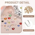 thumbnail image 3 of Uxcell 2000 Pcs Flatback Crystal Rhinestones, Resin Crystal Gems with Tweezer Dotting Pen Non Hotfix for Bedazzling Tumblers Mugs Bottles Nail DIY Crafts(SS20 5mm, Champagne), 3 of 6