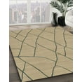 thumbnail image 2 of Ahgly Company Indoor Round Abstract Copper Green Solid Area Rugs, 6' Round, 2 of 6