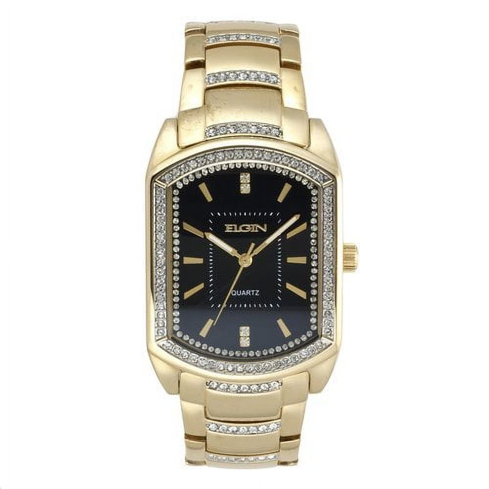 Free Shipping! Elgin Adult Male Gold Metallization Case and Free Shipping! Elgin Adult Male Gold Metallization Case and