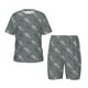 thumbnail image 1 of Balery Cute Shark Conjunto de Pijama Infantil de Manga Corta con Estampado – Ropa de Dormir de Algodón Suave-Large, 1 of 6