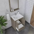 thumbnail image 7 of Alya Bath Sortino 24" Wood Bathroom Vanity with Acrylic Sink in Gray, 7 of 7