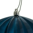 thumbnail image 2 of Vickerman 5.7" Midnt Blue Shiny Onion Christmas Ornament, UV treated, Set of 3, 2 of 2