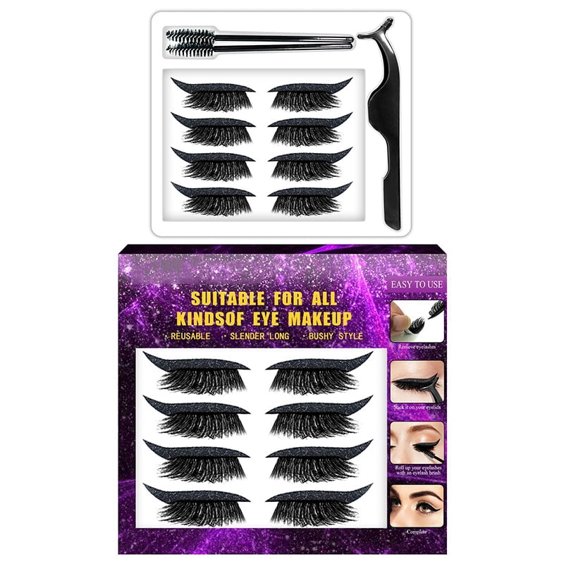 Eyelashes Eyeliners Stickers Reusable Colourful Selfadhesive Eye Line