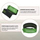 thumbnail image 4 of Correa para Pierna de Pantalón de Bicicleta Uxcell [2PCS] - Bandas de Seguridad para Pantalones para Ciclismo, Trotar y Acampar - [Verde-11.4 IN] Correas para Pantalones de Tobillo de Bicicleta, 4 of 6