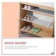 thumbnail image 2 of WRISTBIQUE Wardrobe Partition Tiering Shelf Storage Rack White Plastic 1Pack, 2 of 11