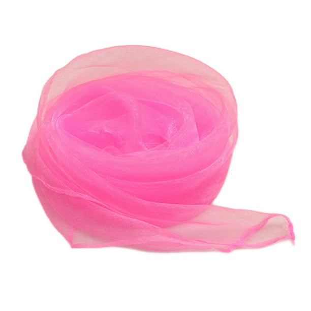 Qarigey Pañuelo cuadrado Pañuelo de gasa Accesorios de tela para representaciones teatrales Rosa Type1 NO1