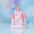thumbnail image 2 of Billuyoard Castillo decoración rosa púrpura resina artesanías casa de muñecas paisaje decoración del hogar torta decoraciones modelo DIY Artesanía Castillo de la luna, 2 of 6