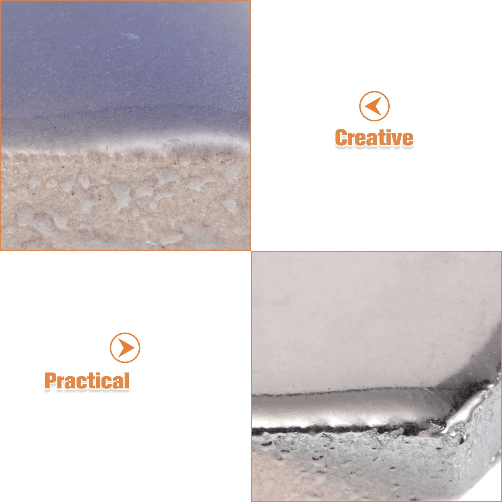 PENIKOKO 1Set Creative Ceramic Tiles for Crafts Multi Color Irregular Pieces Durable DIY Home Decor Material