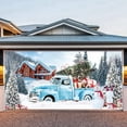 thumbnail image 2 of Binwennn Christmas Garage Door Decorations Christmas Garage Door Banner Mural Covered In 7 X 16 Foot Car Christmas Tree Pattern Garage Door Mural For Holiday Parties Canadian Flag 3x5 Polyester, 2 of 7