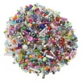 thumbnail image 1 of Uxcell 1000 Cuentas de Semilla de Vidrio Mezcladas, 1-4mm/0.04-0.16 Pulgadas para DIY Aretes/ Collares/Pulseras, 1 of 6