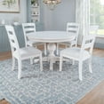 thumbnail image 4 of Jofran Westport Modern Farmhouse 66" Round-to-Oval Pedestal Dining Table, 4 of 8