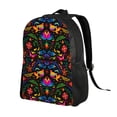 thumbnail image 2 of Haiem Mexican Flower Traditional1 Backpack - Stylish and Durable 15-inch Laptop Backpack with Waterproof Oxford Fabric, 2 of 8