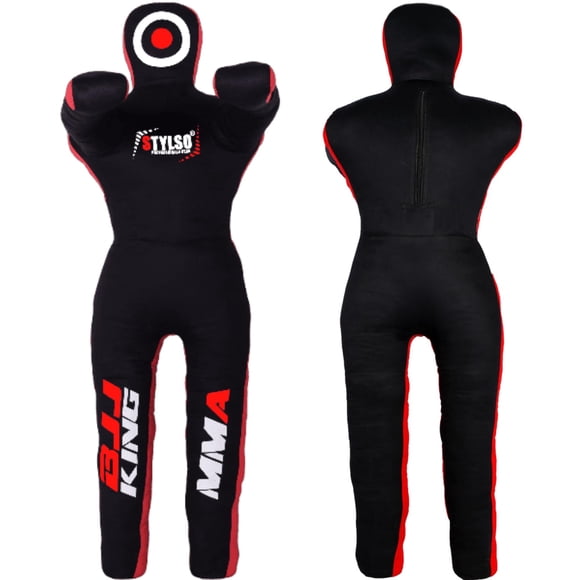 Dummy Stylus Wrestling Grappling, sin relleno, 5 pies/152 cm, negro