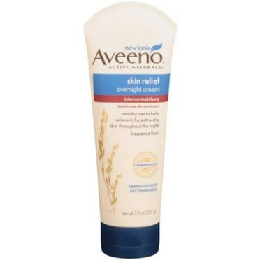 AVEENO Intense Relief Overnight Cream 7.30 oz (Pack of 6)