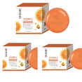 thumbnail image 1 of Jabón blanqueador con vitamina C, jabón natural con vitamina C, exfoliante facial y corporal, cuidado hidratante y blanqueador, jabón natural con vitamina C., 1 of 1