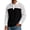 Black, variant on UVEASISHA Mens Polos Shirts Color-Block Long Sleeve T-Shirts Waffle Knit Pullover Casual Business Office Tshirt S