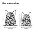 thumbnail image 2 of Xecao Yin And Yang Pattern Sports Drawstring Backpack - String Swim Gym Bag with Wet Proof Pocket for Women&Men-Medium, 2 of 6
