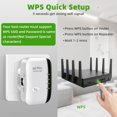 thumbnail image 4 of Amplificador extensor de WiFi, amplificador de señal inalámbrica de hasta 3000 pies cuadrados y 30 dispositivos, extensor de WiFi para jardín, 4 of 5