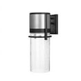 thumbnail image 3 of Hampton Bay Lighting Majestic Black Integrated LED Outdoor Wall Mount Lantern HB7065-306 HB7065-306, 3 of 5