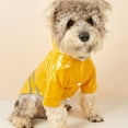 thumbnail image 3 of TELOLY Dog Raincoat,Easy Care Dog Rain Coat,Washable Water-Resistant Fabric Rain Coat for Dogs,L, 3 of 4