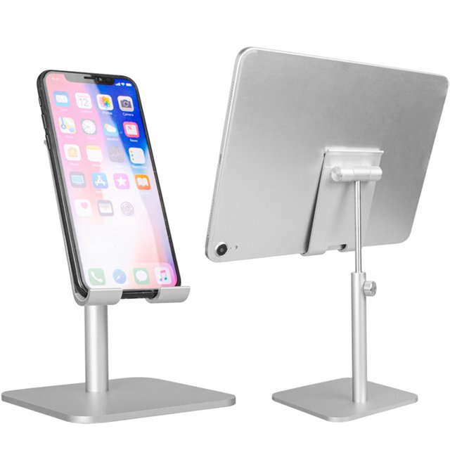 Zeus Adjustable Portable Aluminum Alloy Desktop Tablet Holder Phone Stand Bracket