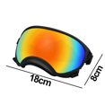 thumbnail image 2 of Gafas para perros de raza mediana y grande, gafas de sol UV para perros, lentes transparentes magnéticas, gafas para deportes de nieve a prueba de viento para mascotas, 2 of 5