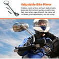thumbnail image 2 of OULII 2Pcs Plastic Rearview Mirror for Bike Handlebar Convex Cycling Bikers, 2 of 8