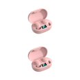 thumbnail image 2 of Cateissary Auriculares compatibles con Bluetooth Inalámbricos a prueba de agua Auriculares intrauditivos Música Manos libres Llamada Auricular Rosa 2Conjunto, 2 of 6