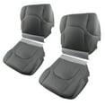 thumbnail image 4 of HUOEPU Driver and Passenger Side Bottom and Top Lean Back Seat Covers Fit for Nissan Frontier 2005-2019 S/SV/XE/LE/SE,Gray Cloth Front Left & Right Bottom & Top Lean Back Seat Covers, 4 of 17