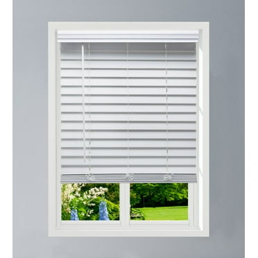 Chicology Cordless 1 Inch Vinyl Mini Blinds 30 X 36 White Walmart Com