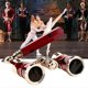 thumbnail image 2 of NEW Theater Binoculars Retro glasses Mini binoculars with foldable handling for concerts, 2 of 5
