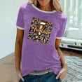 thumbnail image 2 of Elegante blusa de manga corta con cuello redondo y manga abullonada para mujer OAVQHLG3B Store  lin121212, 2 of 5