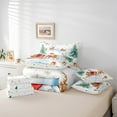 thumbnail image 6 of Manfei Father Christmas 7-Piece Bedding Comforter Set,Xmas Reindeer King Bedding Sets,Happy New Year Bed Sheets For Girls,Microfiber Bedroom Decor Reversible, 6 of 8