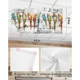 thumbnail image 7 of Fluorescent Light Covers for Ceiling Lights 3 Pack, Colorful Birds Magnetic Ceiling Light Covers 2x4ft for Classroom Office School, Vintage Rustic Envelope Postmark Overhead Drop Ceiling Light Shade, 7 of 7