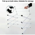 thumbnail image 2 of StarNight - Foldable Vertical Laundry Drying Rack, 23.6" x 13.75" x 41.3", White, 2 of 5
