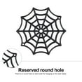 thumbnail image 3 of 20pcs Plastic Spider Web Cobweb Spider Web Felt Coasters for Party Scene Props Outdoor Yard Decor, 3 of 16