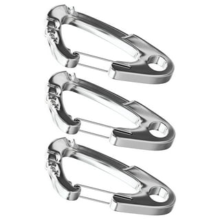 3PCS Stainless Steel Dog Collar Rings for Tags Pet Tag Clip Dog