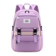 thumbnail image 2 of Mochila escolar YONGSHENG Mochila impermeable ligera para estudiantes Morada 30*17*46cm, 2 of 5