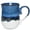 Deep Blue, variant on Large Ceramic Coffee Mug, 20 Oz, Big Tea Cup for Office and Home, Dishwasher and Microwave Safe(20 Oz)