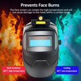 thumbnail image 3 of Casco de Soldadura con Oscurecimiento AutomáTico MáScara de Soldadura con Luz LED MáScara de Casco de Soldador con EnergíA Solar con 20 PelíCulas Protectoras, 3 of 5