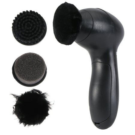 

1 Set Electric Shoe Polisher with Brushes Leather Shoes Care Machine (Black)
