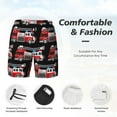 thumbnail image 5 of Fotbe Fire and Rescue Truck Men’s Swim Trunks Quick Dry Swim Shorts Board Shorts with Mesh Lining-Medium, 5 of 9