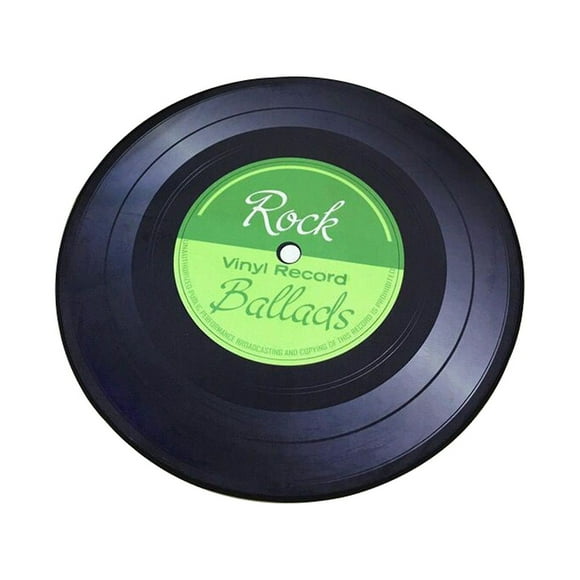 Vinyl Record Rug Mat Cushion Retro Cd Round Carpet Sofa Carpets Non-slip Mat Blanket For Door Kid