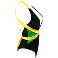 thumbnail image 3 of Women's One Piece Caribbean Flag Rasta Body Shaping Monokini Swimsuit Swimwear Bathing Suit, 3 of 4